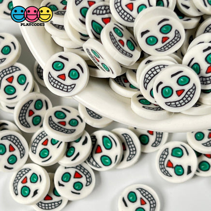 Creepy Killer Clown Green Eyes 10Mm Fimo Slices Fake Sprinkles Halloween Decoden Funfetti Sprinkle