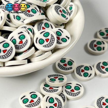 Creepy Killer Clown Green Eyes 10Mm Fimo Slices Fake Sprinkles Halloween Decoden Funfetti Sprinkle
