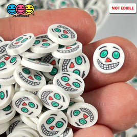 Creepy Killer Clown Green Eyes 10Mm Fimo Slices Fake Sprinkles Halloween Decoden Funfetti Sprinkle