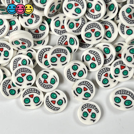 Creepy Killer Clown Green Eyes 10Mm Fimo Slices Fake Sprinkles Halloween Decoden Funfetti Sprinkle