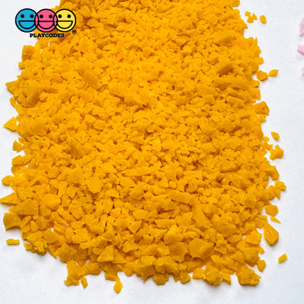 Crumbs Cookie Crumbles Yellow Faux Food Realistic Pieces Fake Bake Topper Fake Food