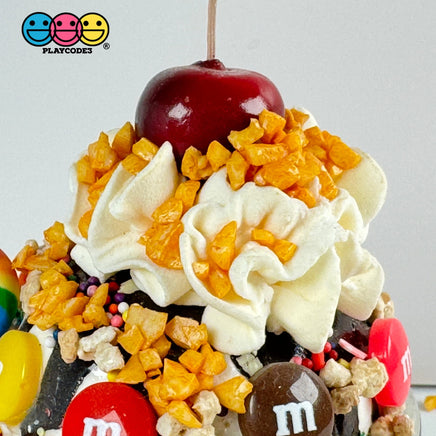 Crushed Caramel Or Butterscotch Peanuts Chopped Faux Food Fake Nuts Realistic Pieces Bake Apple
