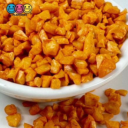 Crushed Caramel Or Butterscotch Peanuts Chopped Faux Food Fake Nuts Realistic Pieces Bake Apple