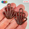 Cupcake Topper Mermaid Elegance Faux Chocolate Shell Design Decoden Cabochon 10 Pcs Fake Food