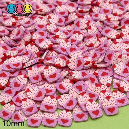 Cupcakes For Valentines Day Heart Fake Sprinkles Fimo Decoden 20 Grams / 10 Mm Sprinkle