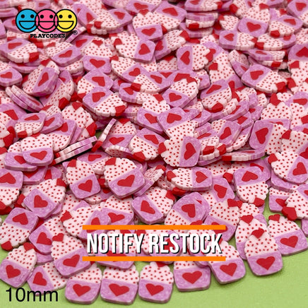 Cupcakes For Valentines Day Heart Fake Sprinkles Fimo Decoden 20 Grams / 10 Mm Sprinkle