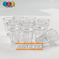Cups Fake Glass Mini Plastic Cup Charms Minatare Ice Cream Float Container Cabochons Decoden 10 Pcs