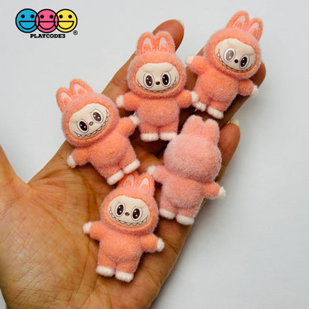 Cute Bunny Monster Mart Coral 5pcs In Hand