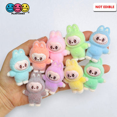Cute Bunny Monster Mart Charms Mix 10pcs In Hand