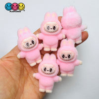 Cute Bunny Monster Mart Pink 5pcs In Hand