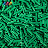 Dark Green Color Fake Sprinkles Polymer Clay Jimmies Funfetti Christmas Playcode3 Llc Sprinkle