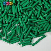 Dark Green Color Fake Sprinkles Polymer Clay Jimmies Funfetti Christmas Playcode3 Llc Sprinkle