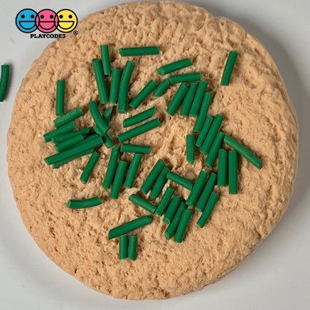 Dark Green Color Fake Sprinkles Polymer Clay Jimmies Funfetti Christmas Playcode3 Llc Sprinkle