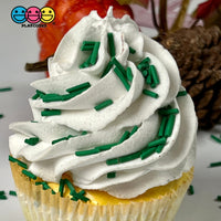 Dark Green Color Fake Sprinkles Polymer Clay Jimmies Funfetti Christmas Playcode3 Llc Sprinkle