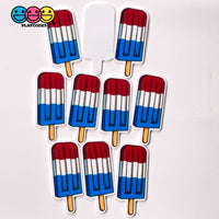 Dessert Theme 4Th Of July Planar Patriotic Popsicles Lollipops Cupcakes Decoden 10Pcs Popsicle