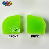Diced Kiwi Chunk 3D Fake Food Charms Cabochons Decoden Kiwis Charm