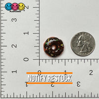 Fake Donut Doughnut Chocolate Food Miniature Flatback Cabochons Decoden Charm 10 Pcs Playcode3 Llc