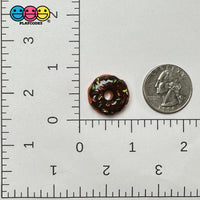 Fake Donut Doughnut Chocolate Food Miniature Flatback Cabochons Decoden Charm 10 Pcs Playcode3 Llc