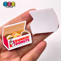 Dunkin Donuts Box Sprinkled Pink Frosting Doughnut Planar Decoden 10Pcs