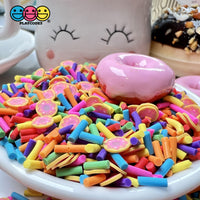 Doughnut Eat This Faux Sprinkle Donut Fimo Confetti Fake Bake Sprinkles