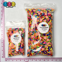 Doughnut Eat This Faux Sprinkle Donut Fimo Confetti Fake Bake Sprinkles