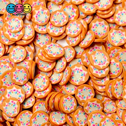 Doughnut With Sprinkles Frosting Sprinkled Fimo Fake Decoden Donuts 10 Grams Sprinkle