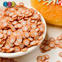 Doughnut With Sprinkles Frosting Sprinkled Fimo Fake Decoden Donuts Sprinkle