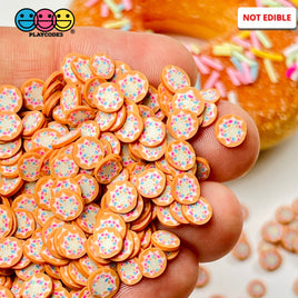 Doughnut With Sprinkles Frosting Sprinkled Fimo Fake Decoden Donuts Sprinkle