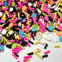 Dream Festival Stars Multicolor 80S Fake Clay Sprinkles Decoden Fimo Jimmies Playcode3 Llc Sprinkle