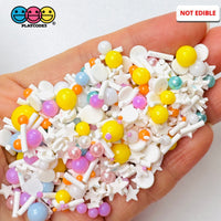 Dream Land Star 6/4/2Mm Beads Purple Yellow Blue Orange 5Mm Fake Clay Sprinkles Decoden Fimo