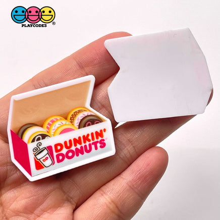 Dunkin Donuts Box Sprinkled Pink Frosting Doughnut Planar Decoden 10Pcs