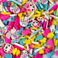 Easter Bunny And Peeps Party Mix Fimo Fake Sprinkles Colored Eggs Funfetti Playcode3 10 Grams