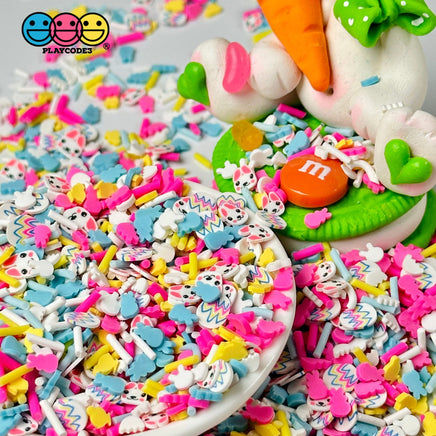 Easter Bunny And Peeps Party Mix Fimo Fake Sprinkles Colored Eggs Funfetti Playcode3 Sprinkle