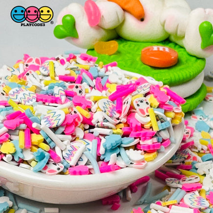 Easter Bunny And Peeps Party Mix Fimo Fake Sprinkles Colored Eggs Funfetti Playcode3 Sprinkle