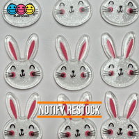 Easter Bunny Holiday Rabbit Kawaii Flatback Cabochons Decoden Charm 10 Pcs Playcode3 Llc