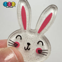 Easter Bunny Holiday Rabbit Kawaii Flatback Cabochons Decoden Charm 10 Pcs Playcode3 Llc