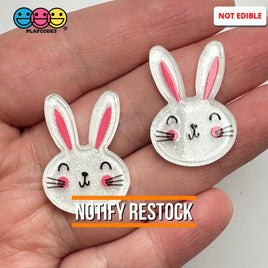 Easter Bunny Holiday Rabbit Kawaii Flatback Cabochons Decoden Charm 10 Pcs Playcode3 Llc
