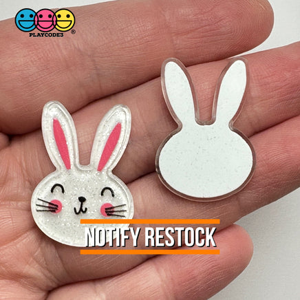 Easter Bunny Holiday Rabbit Kawaii Flatback Cabochons Decoden Charm 10 Pcs Playcode3 Llc