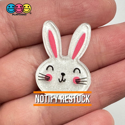 Easter Bunny Holiday Rabbit Kawaii Flatback Cabochons Decoden Charm 10 Pcs Playcode3 Llc