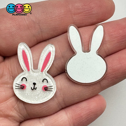 Easter Bunny Holiday Rabbit Kawaii Flatback Cabochons Decoden Charm 10 Pcs Playcode3 Llc