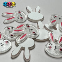 Easter Bunny Holiday Rabbit Kawaii Flatback Cabochons Decoden Charm 10 Pcs Playcode3 Llc