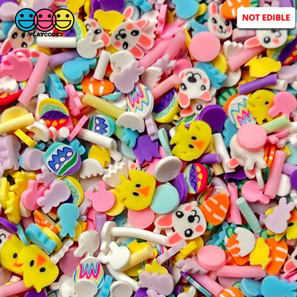 Easter Celebration Fimo Mix Faux Craft Supplies | PLAYCODE3| PLAYCODE3