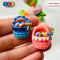 Easter Egg Basket Mini With Ribbon Flatback Charms Cabochons Colored Eggs Decoden 2 Colors 10 Pcs