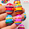 Easter Egg Multi Color Flatback Charms Cabochons Chick Eggs Decoden 12 Pcs Charm