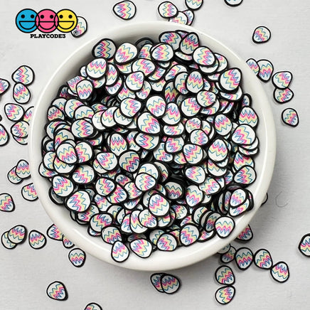 Easter Eggs Colorful Pattern Fimo Fake Sprinkles Faux Colored Egg Confetti Funfetti Sprinkle