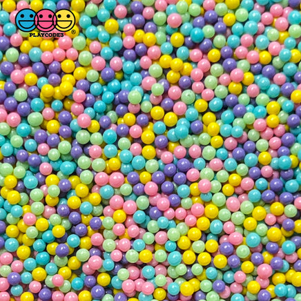 Easter Mix Nonpareil Glass 1.9Mm Beads Caviar Faux Sprinkles Decoden 20 Grams Bead