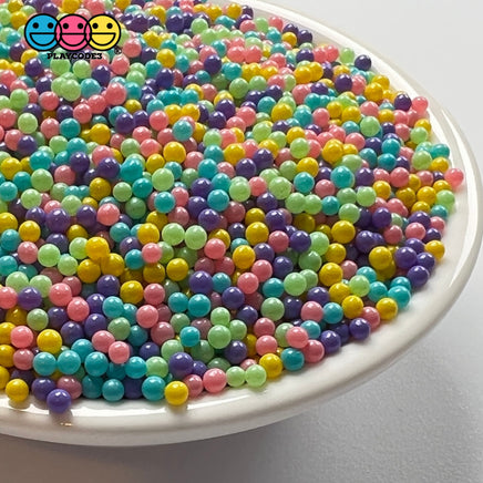 Easter Mix Nonpareil Glass 1.9Mm Beads Caviar Faux Sprinkles Decoden Bead
