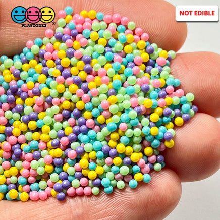 Easter Mix Nonpareil Glass 1.9Mm Beads Caviar Faux Sprinkles Decoden Bead