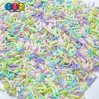 Easter Pastel Mix Fake Polymer Clay Sprinkles Decoden Jimmies Sprinkle