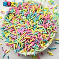 Easter Pastel Mix Fake Polymer Clay Sprinkles Decoden Jimmies Sprinkle